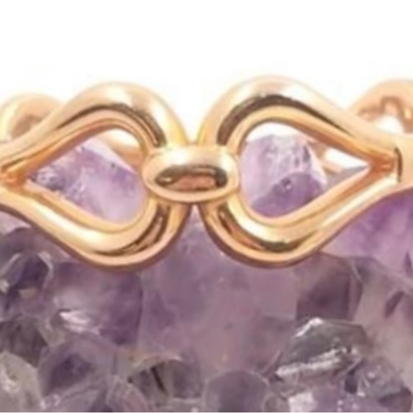 14K Gold Slip On Resin Core Bangle Bracelet - Picture 5 of 12